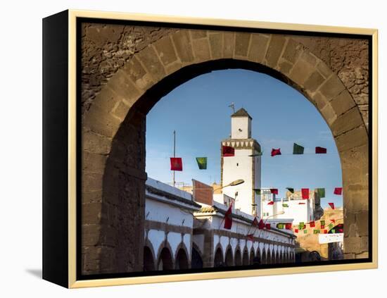Medina Street Scene, Essaouira, Morocco, North Africa, Africa-Charles Bowman-Framed Premier Image Canvas
