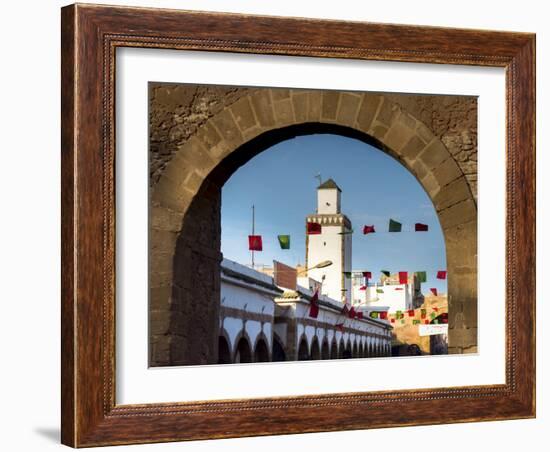 Medina Street Scene, Essaouira, Morocco, North Africa, Africa-Charles Bowman-Framed Photographic Print