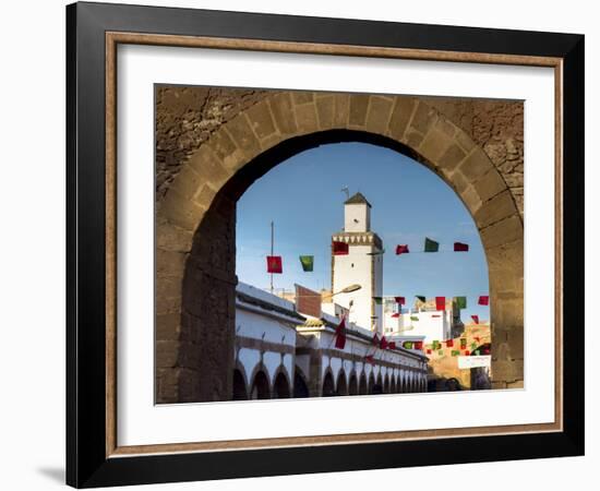 Medina Street Scene, Essaouira, Morocco, North Africa, Africa-Charles Bowman-Framed Photographic Print