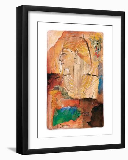 Medinet Habob in Thebe-Joadoor-Framed Art Print