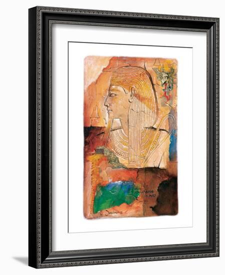 Medinet Habob in Thebe-Joadoor-Framed Art Print