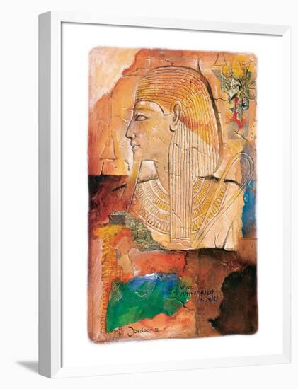 Medinet Habob in Thebe-Joadoor-Framed Art Print