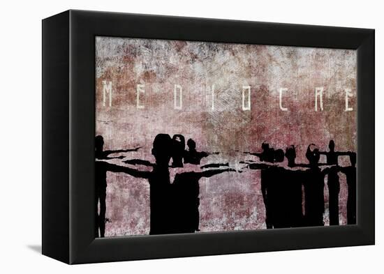 Mediocre-Banksy-Framed Premier Image Canvas