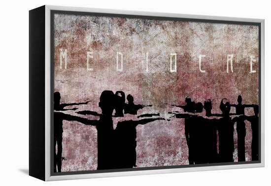 Mediocre-Banksy-Framed Premier Image Canvas