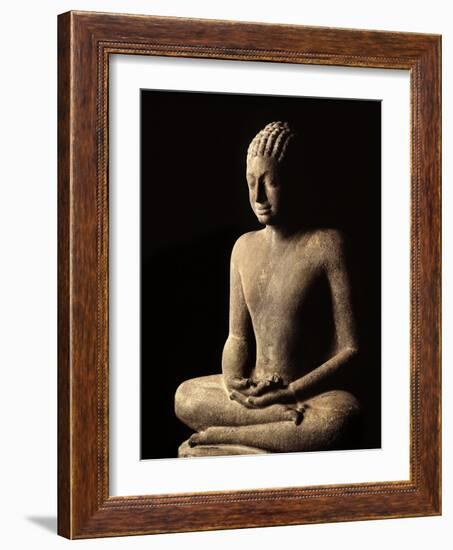 Meditating Buddha, Davaravati Period-null-Framed Giclee Print