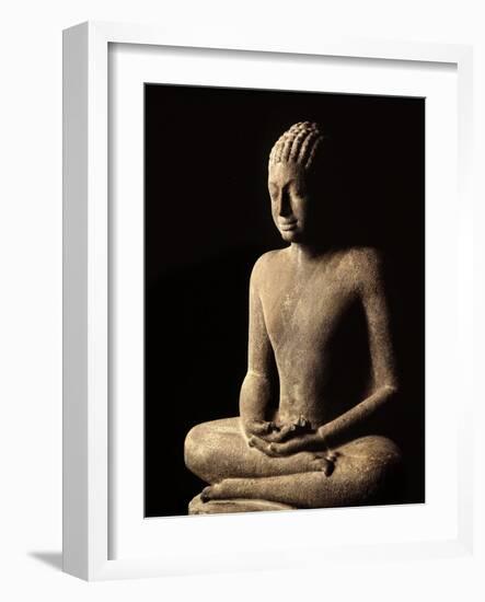 Meditating Buddha, Davaravati Period-null-Framed Giclee Print