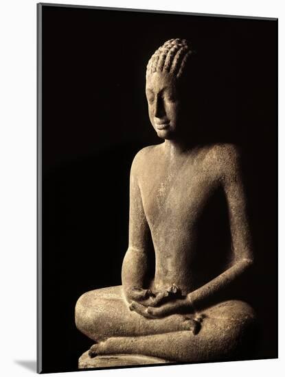 Meditating Buddha, Davaravati Period-null-Mounted Giclee Print