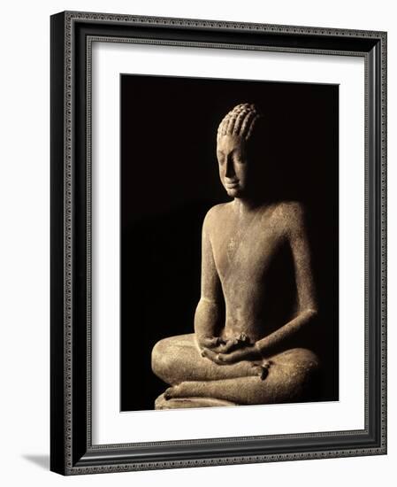 Meditating Buddha, Davaravati Period-null-Framed Giclee Print