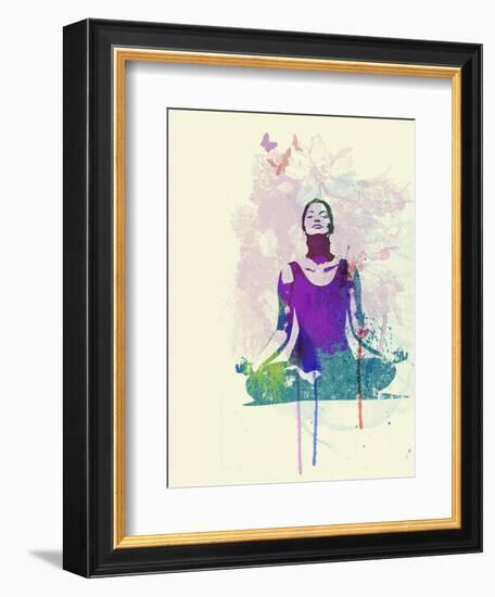 Meditating Mind-NaxArt-Framed Art Print