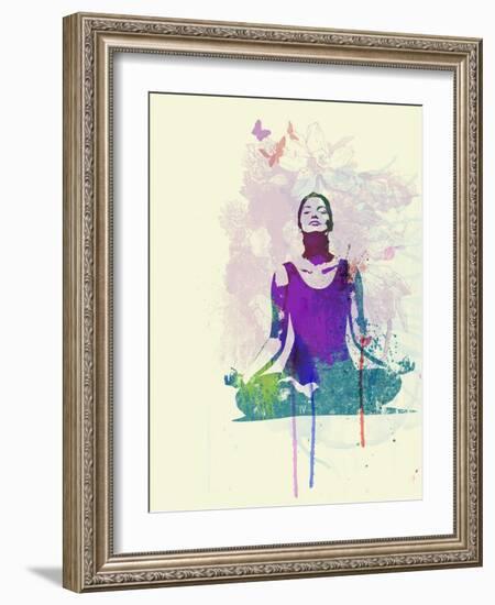 Meditating Mind-NaxArt-Framed Art Print