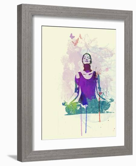 Meditating Mind-NaxArt-Framed Art Print