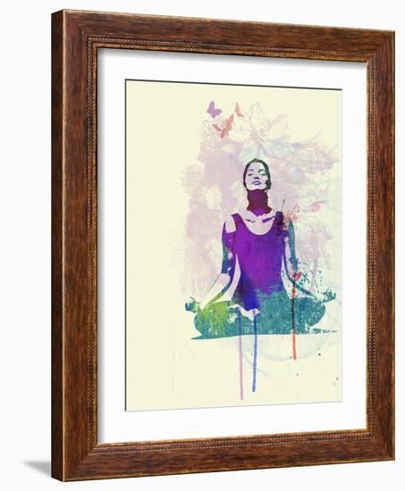 Meditating Mind-NaxArt-Framed Art Print