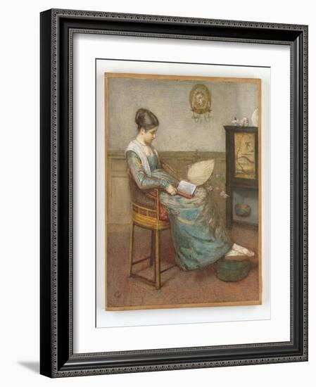 Meditation, 1875-Edward Frederick Brewtnall-Framed Giclee Print