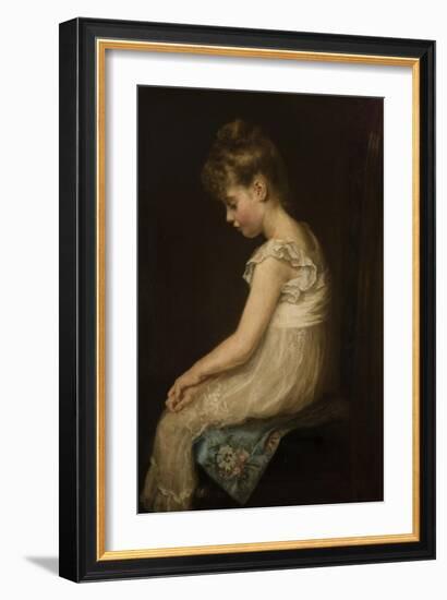 Meditation, 1879-John Everett Millais-Framed Giclee Print