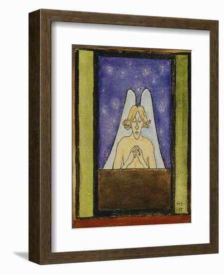 Meditation, 1895-Hugo Simberg-Framed Giclee Print