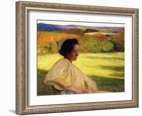 Meditation, 1896-Henri Martin-Framed Giclee Print