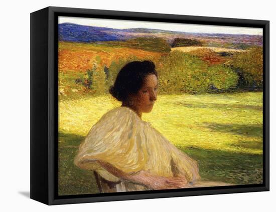 Meditation, 1896-Henri Martin-Framed Premier Image Canvas