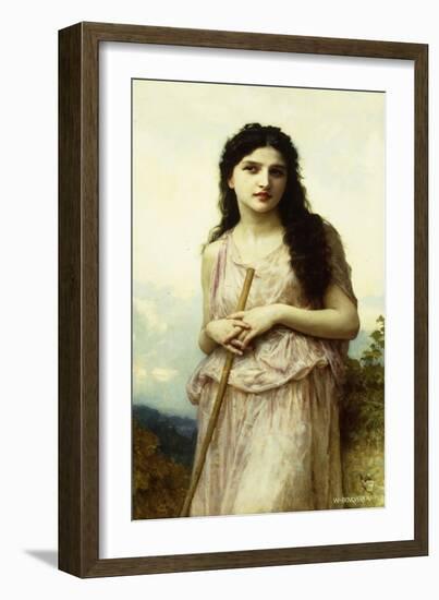 Meditation, 1902-William Adolphe Bouguereau-Framed Giclee Print