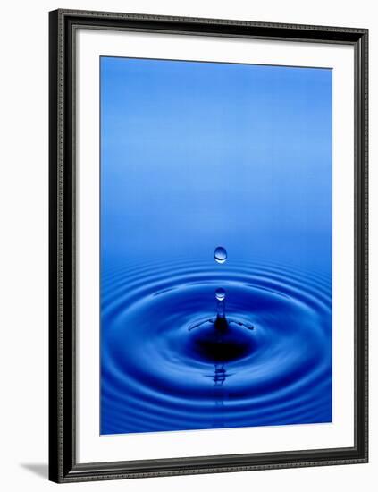 Meditation Drop-null-Framed Art Print