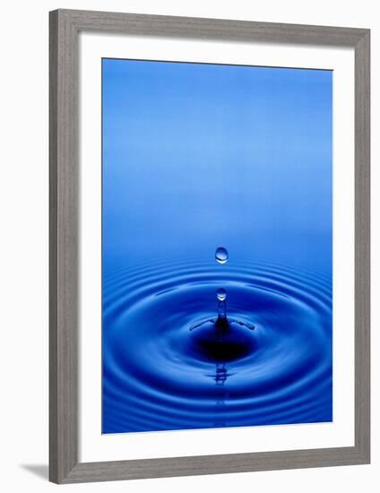 Meditation Drop-null-Framed Art Print