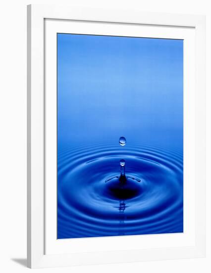 Meditation Drop-null-Framed Art Print