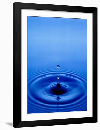 Meditation Drop-null-Framed Art Print