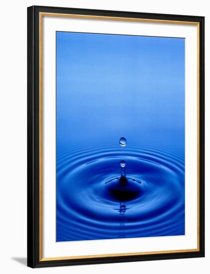 Meditation Drop-null-Framed Art Print