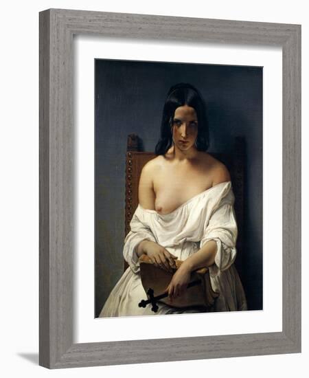 Meditation, Italy in 1848, 1851-Francesco Hayez-Framed Giclee Print