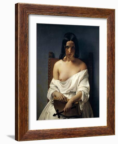 Meditation, Italy in 1848, 1851-Francesco Hayez-Framed Giclee Print