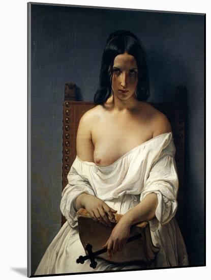 Meditation, Italy in 1848, 1851-Francesco Hayez-Mounted Giclee Print