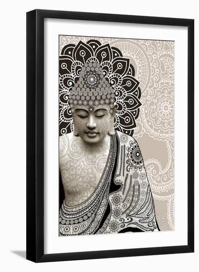 Meditation Mehndi-Fusion Idol Arts-Framed Giclee Print