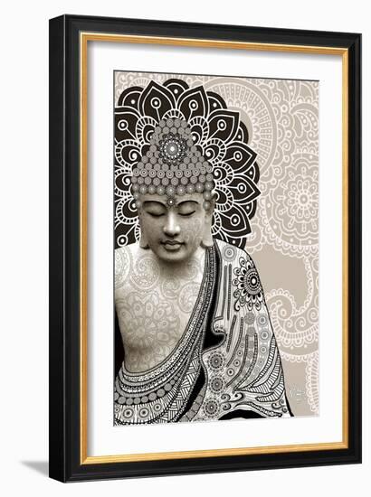 Meditation Mehndi-Fusion Idol Arts-Framed Giclee Print