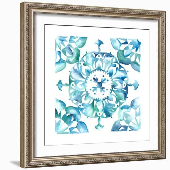 Meditation Tiles I-Chariklia Zarris-Framed Art Print