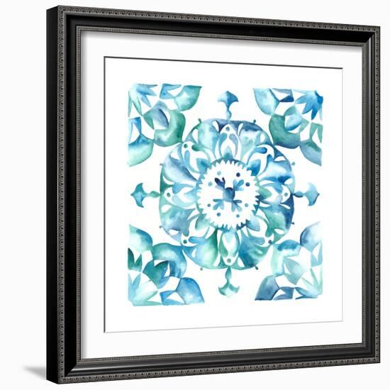 Meditation Tiles I-Chariklia Zarris-Framed Art Print