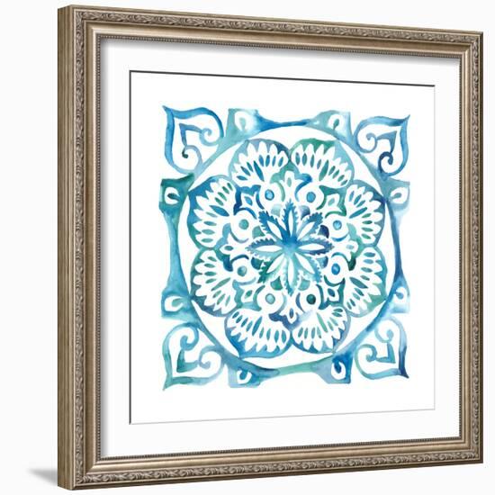 Meditation Tiles III-Chariklia Zarris-Framed Art Print