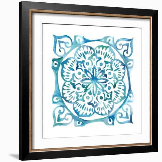 Meditation Tiles III-Chariklia Zarris-Framed Art Print