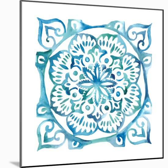 Meditation Tiles III-Chariklia Zarris-Mounted Art Print