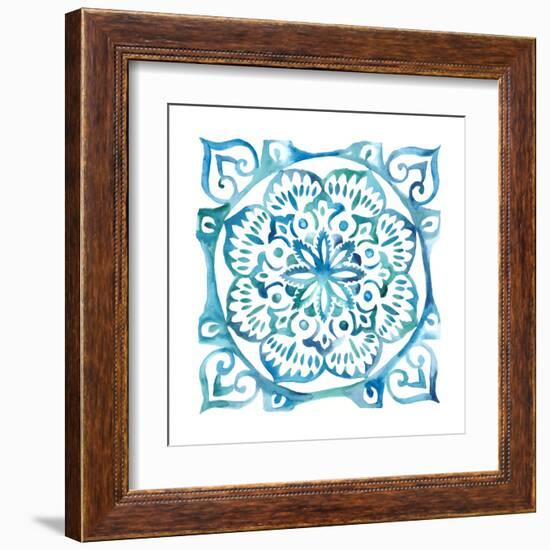 Meditation Tiles III-Chariklia Zarris-Framed Art Print