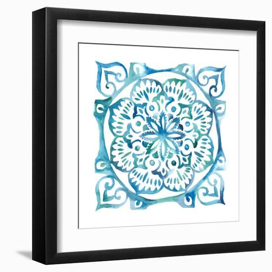 Meditation Tiles III-Chariklia Zarris-Framed Art Print