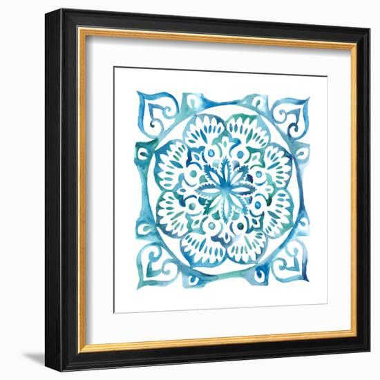 Meditation Tiles III-Chariklia Zarris-Framed Art Print