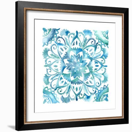 Meditation Tiles IV-Chariklia Zarris-Framed Premium Giclee Print