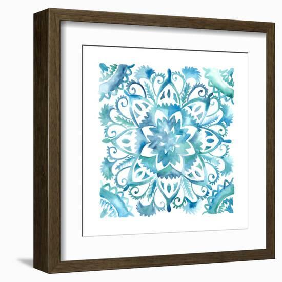 Meditation Tiles IV-Chariklia Zarris-Framed Art Print