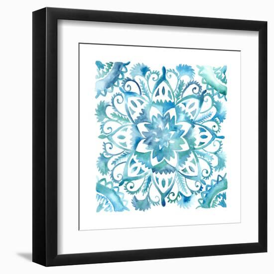 Meditation Tiles IV-Chariklia Zarris-Framed Art Print