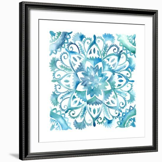 Meditation Tiles IV-Chariklia Zarris-Framed Art Print