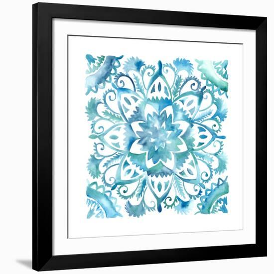 Meditation Tiles IV-Chariklia Zarris-Framed Art Print