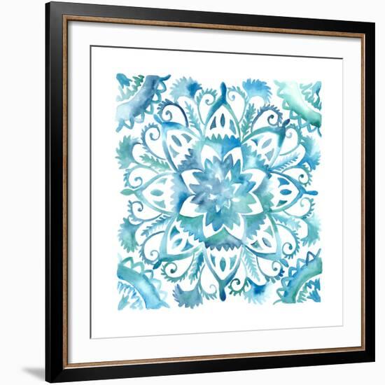 Meditation Tiles IV-Chariklia Zarris-Framed Art Print