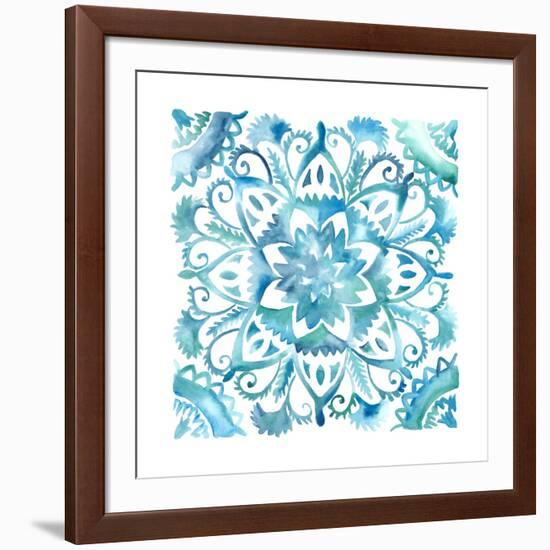 Meditation Tiles IV-Chariklia Zarris-Framed Art Print