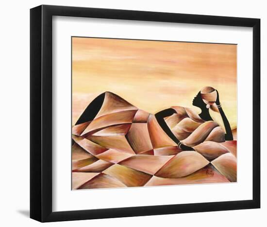 Meditation-Ben Agbee-Framed Art Print