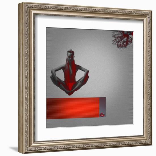 Meditation-NaxArt-Framed Art Print