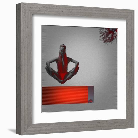 Meditation-NaxArt-Framed Art Print